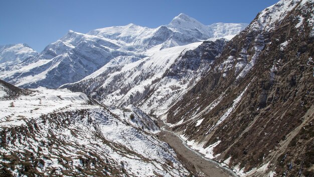 Annapurna Circuit Trek landscape view